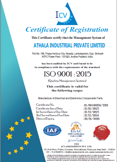 ISO-9001 Registration Certificate (QMS)